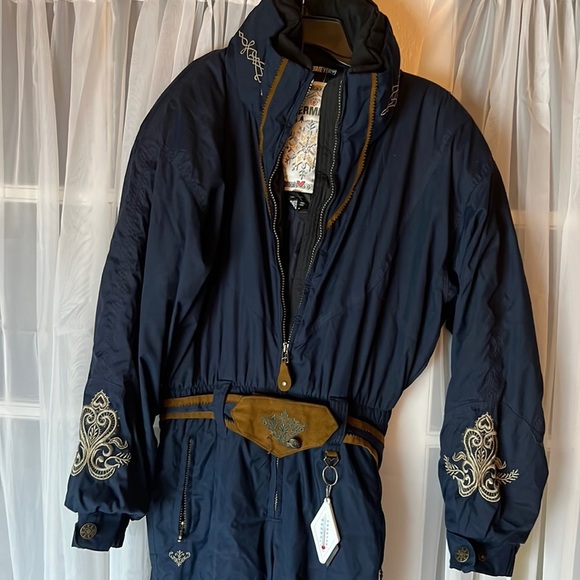 obermeyer milano II ski suit Women’s Size 8 Blue - Picture 2 of 10